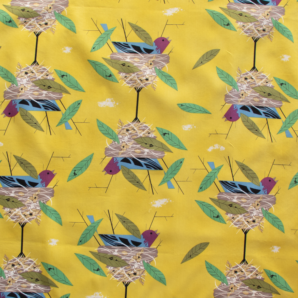 Indigo Bunting, Charley Harper Best of Vol. 3 by Birch Organic