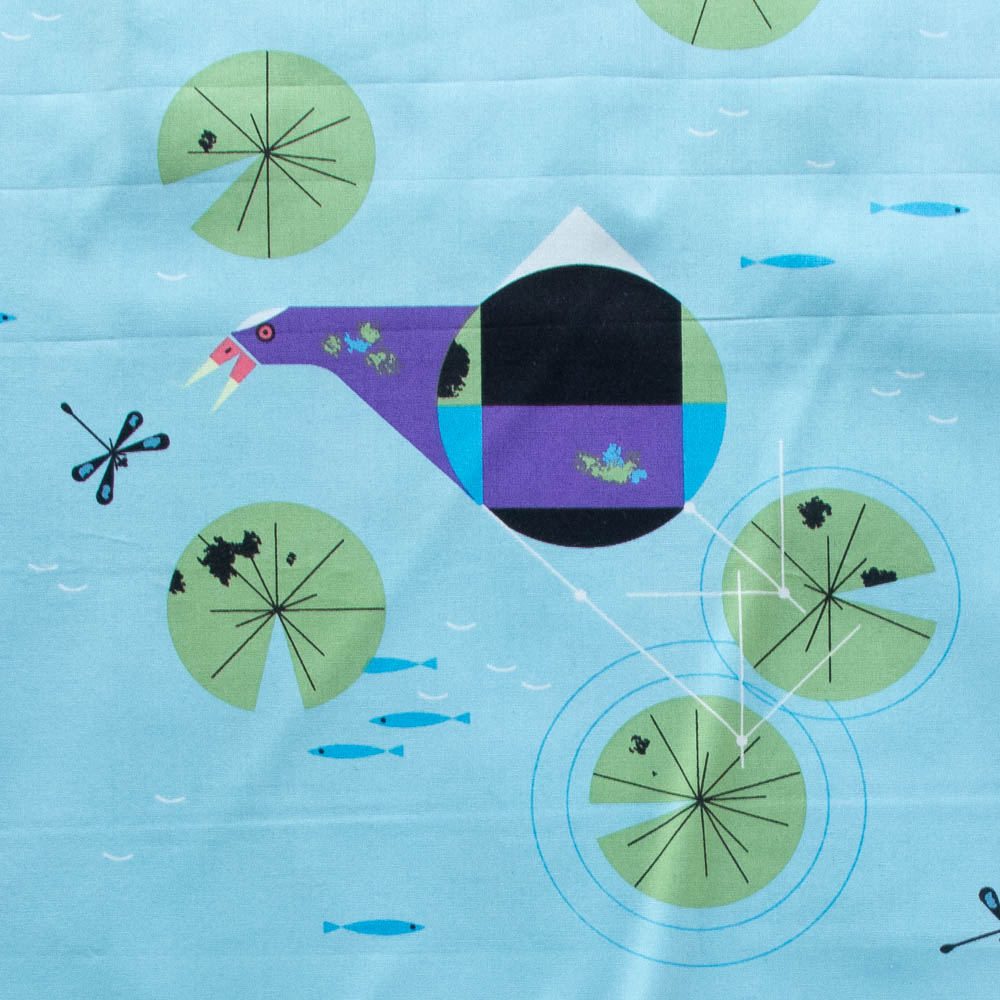 Purple Gallinule, Lakehouse 2023 by Charley Harper for Birch Organic