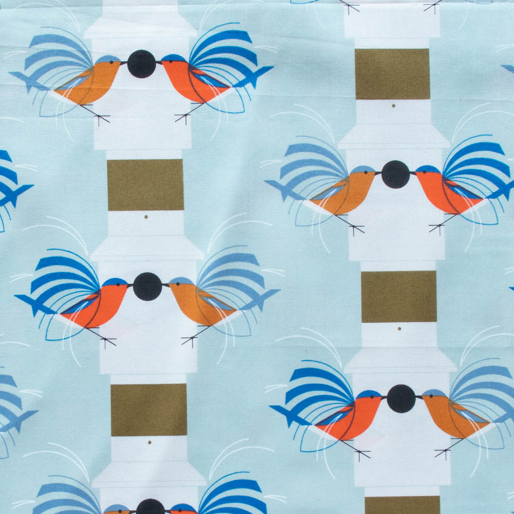 Homecoming, Lakehouse 2023 by Charley Harper for Birch Organic