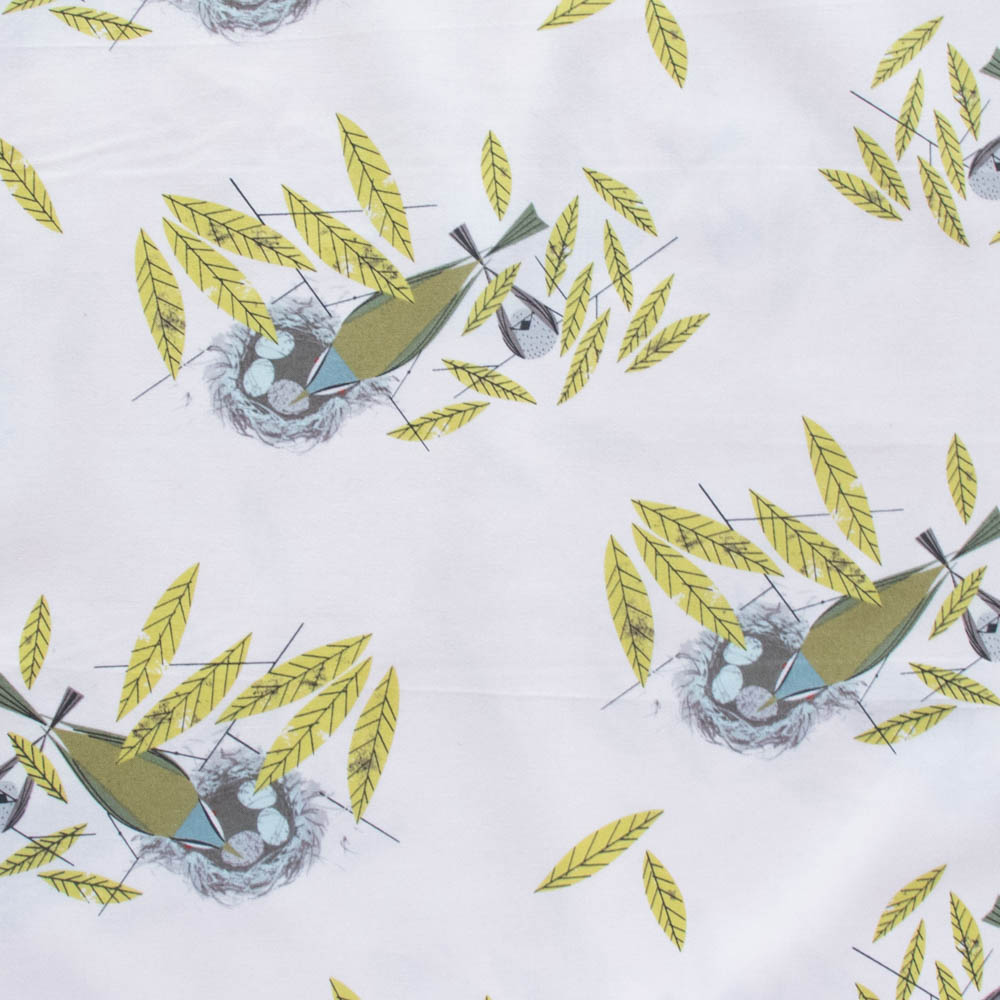 Vireos, Lakehouse 2023 by Charley Harper for Birch Organic