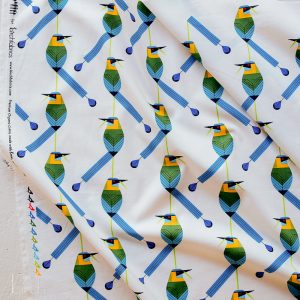 Round Tailed Vine Percher, Monteverde Habitat by Charley Harper for Birch Organic