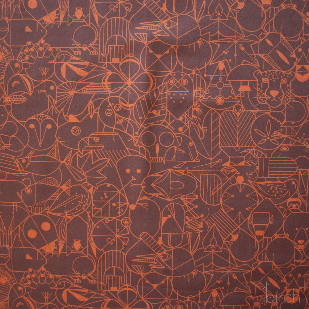End Papers Earth, Charley Harper End Papers Basics from Birch Organic Fabrics