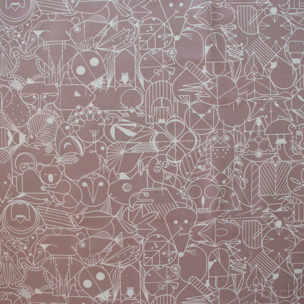 End Papers Pebble, Charley Harper End Papers Basics from Birch Organic Fabrics