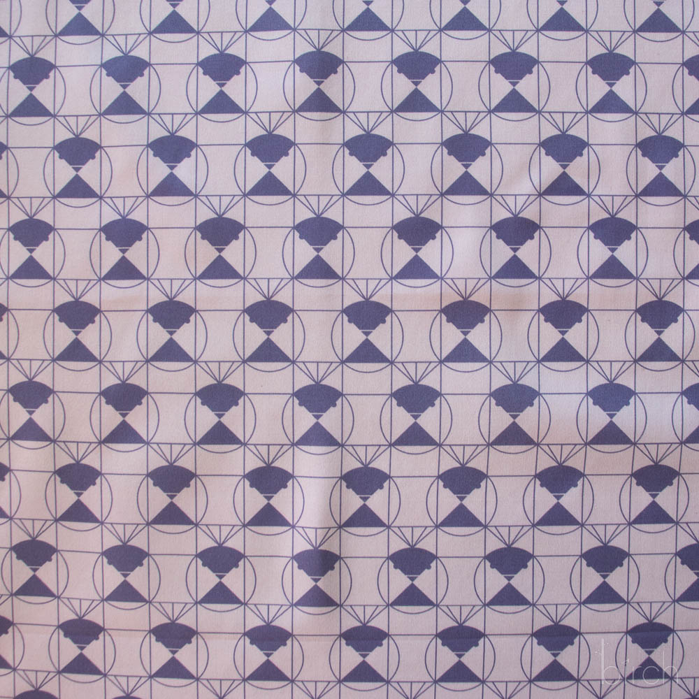 Chickadee End Papers Twilight, Charley Harper End Papers Basics from Birch Organic Fabrics