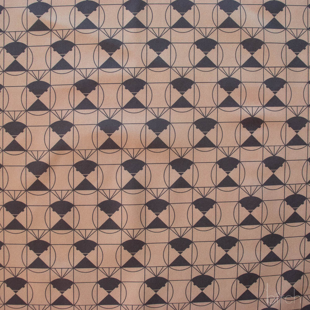 Chickadee End Papers Driftwood, Charley Harper End Papers Basics from Birch Organic Fabrics